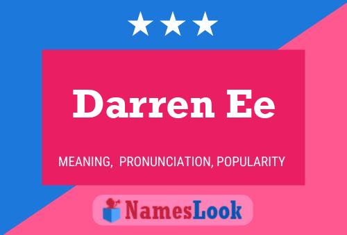 Póster del nombre Darren Ee