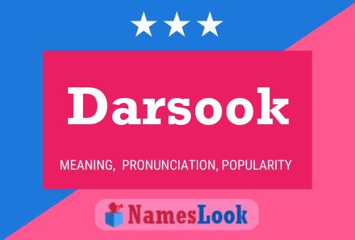 Póster del nombre Darsook