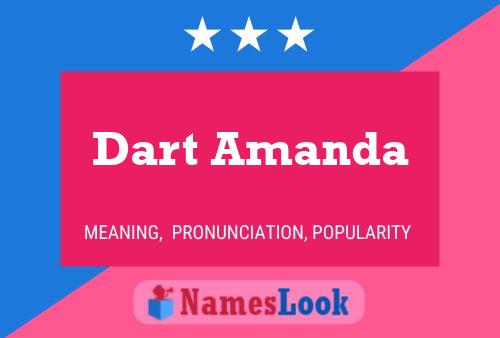 Póster del nombre Dart Amanda