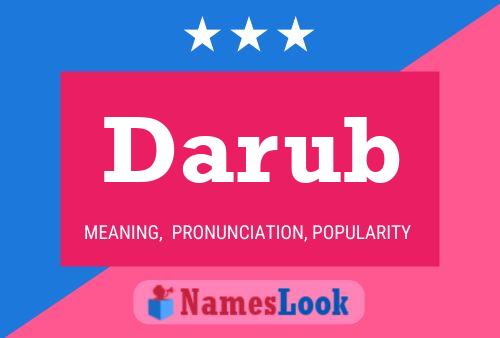 Póster del nombre Darub