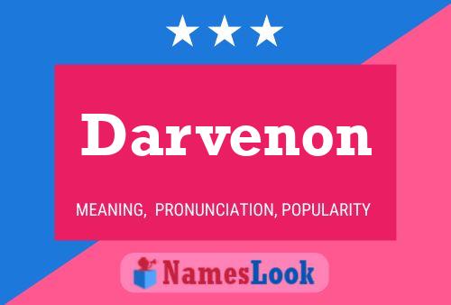 Póster del nombre Darvenon