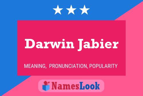 Póster del nombre Darwin Jabier