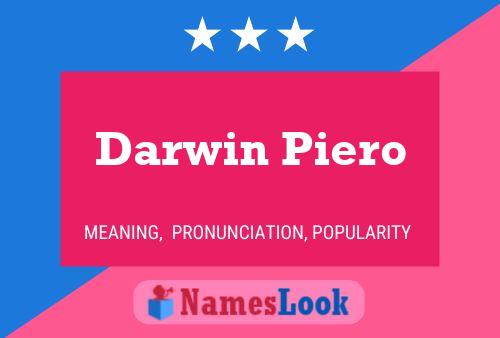 Póster del nombre Darwin Piero