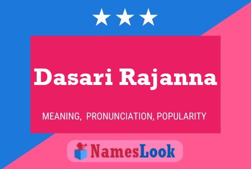 Póster del nombre Dasari Rajanna