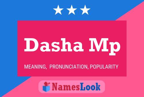 Póster del nombre Dasha Mp