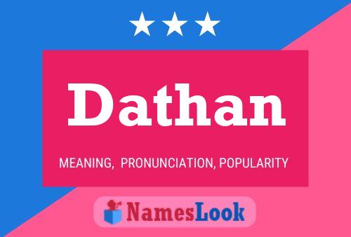 Póster del nombre Dathan