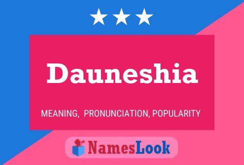 Póster del nombre Dauneshia