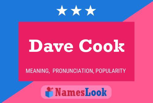 Póster del nombre Dave Cook