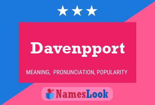 Póster del nombre Davenpport