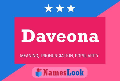 Póster del nombre Daveona