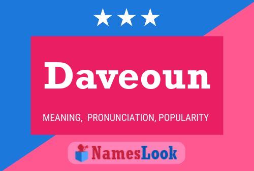 Póster del nombre Daveoun