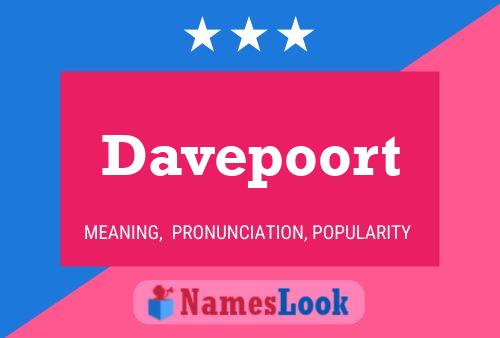 Póster del nombre Davepoort