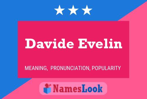 Póster del nombre Davide Evelin