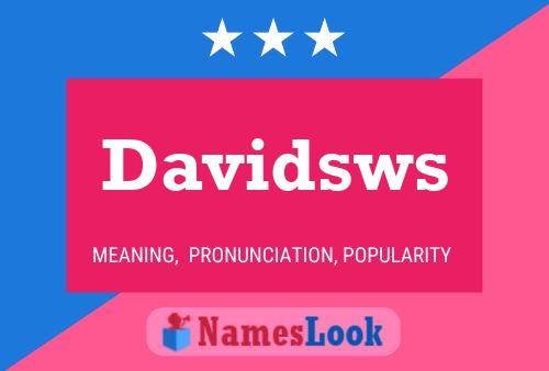 Póster del nombre Davidsws