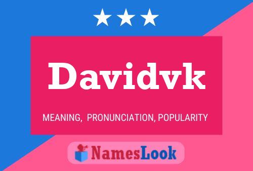 Póster del nombre Davidvk