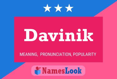 Póster del nombre Davinik