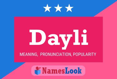 Póster del nombre Dayli