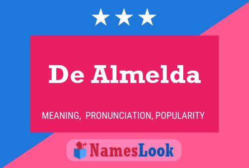 Póster del nombre De Almelda