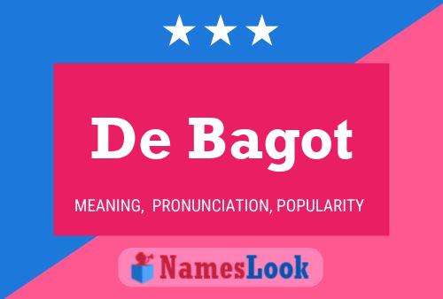 Póster del nombre De Bagot