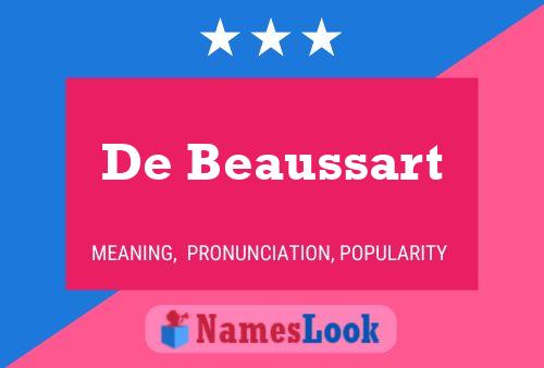 Póster del nombre De Beaussart