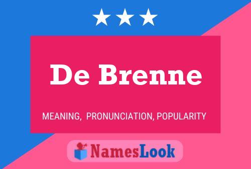 Póster del nombre De Brenne