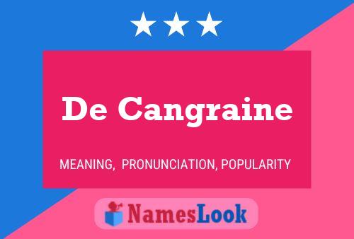 Póster del nombre De Cangraine