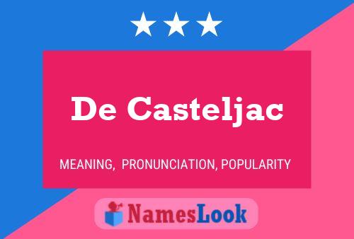 Póster del nombre De Casteljac