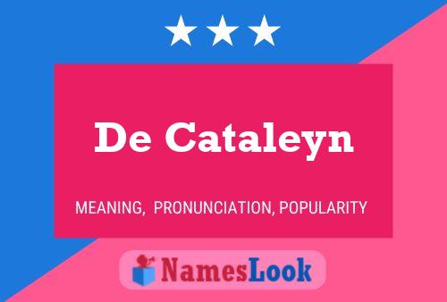 Póster del nombre De Cataleyn