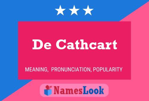 Póster del nombre De Cathcart