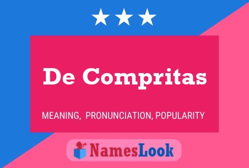 Póster del nombre De Compritas