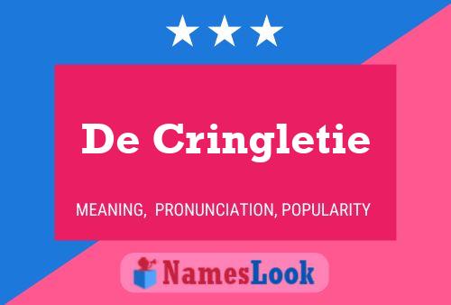 Póster del nombre De Cringletie