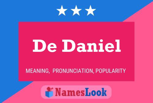 Póster del nombre De Daniel