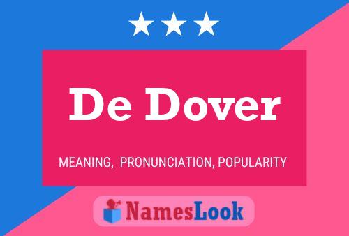 Póster del nombre De Dover