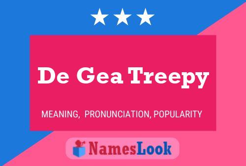 Póster del nombre De Gea Treepy