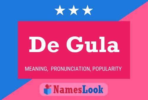 Póster del nombre De Gula