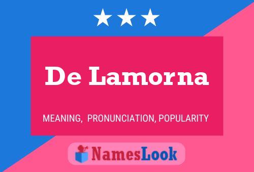 Póster del nombre De Lamorna