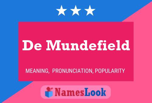 Póster del nombre De Mundefield