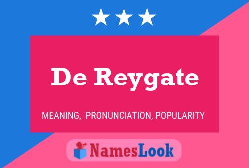 Póster del nombre De Reygate