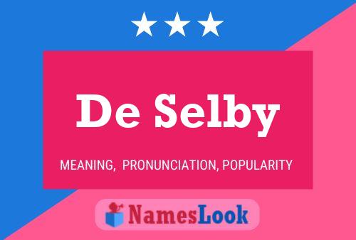 Póster del nombre De Selby