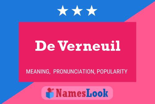 Póster del nombre De Verneuil