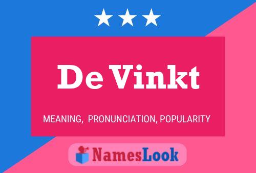 Póster del nombre De Vinkt