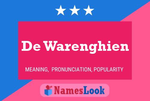 Póster del nombre De Warenghien