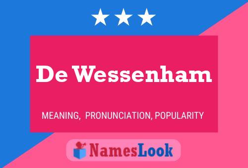 Póster del nombre De Wessenham