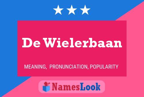 Póster del nombre De Wielerbaan