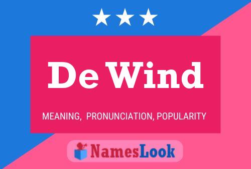 Póster del nombre De Wind