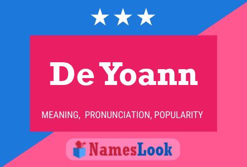 Póster del nombre De Yoann