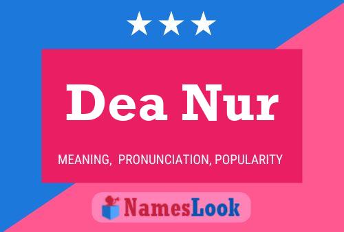 Póster del nombre Dea Nur