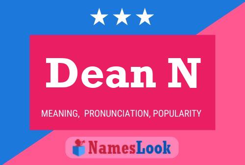 Póster del nombre Dean N