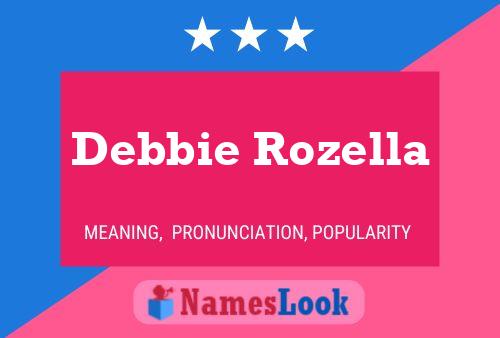 Póster del nombre Debbie Rozella