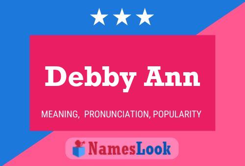 Póster del nombre Debby Ann